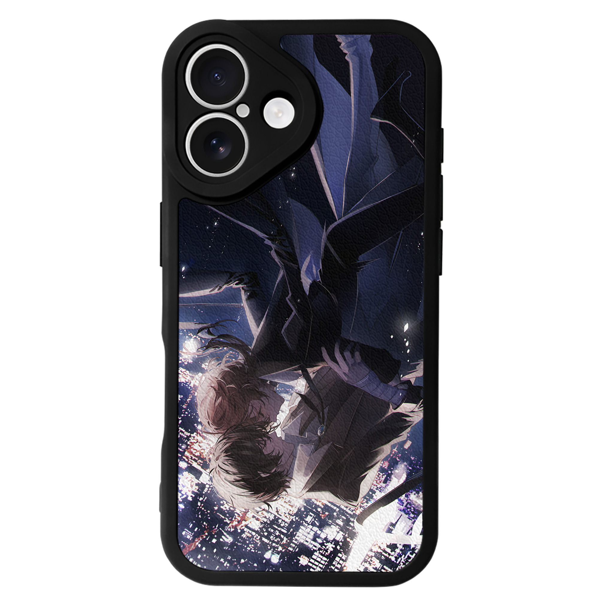 （画像用） 文豪ストレイドッグス Bungo Stray Dogs 【iPhone 16シリーズ対応】シリコンスマホケース（レザー調） 材質：シリコン